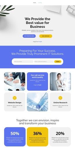 Landing Page