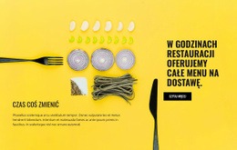 Menu Restauracji I Dostawa – Strona Docelowa HTML5