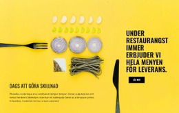 Multipurpose WordPress-Tema För Restaurangmeny Och Leverans