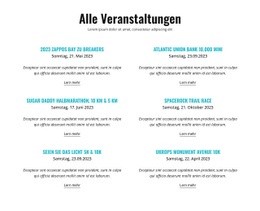 Alle Laufveranstaltungen Webseite