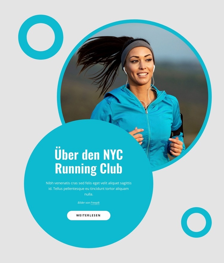 Laufen bringt deinen Geist an einen besseren Ort Website design