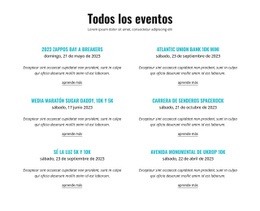 Todos Los Eventos En Ejecución