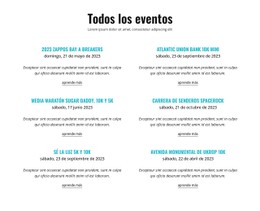 Todos Los Eventos En Ejecución