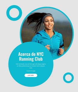 Correr Lleva Tu Mente A Un Lugar Mejor: Plantilla De Sitio Web HTML