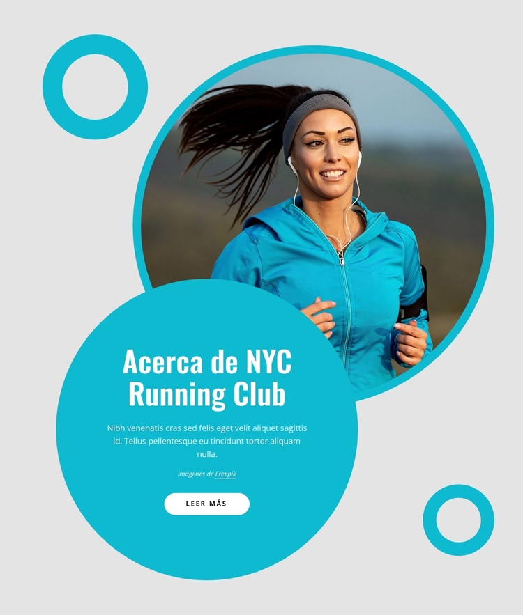 Correr lleva tu mente a un lugar mejor Tema de WordPress