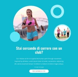 Mockup Di Sito Web Esclusivo Per Possiamo Cambiare Il Mondo Correndo