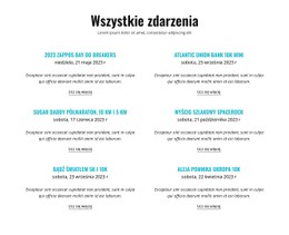 Wszystkie Imprezy Biegowe