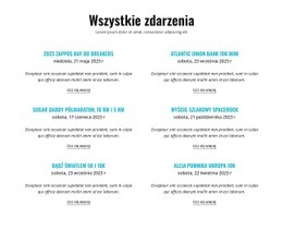 Wszystkie Imprezy Biegowe