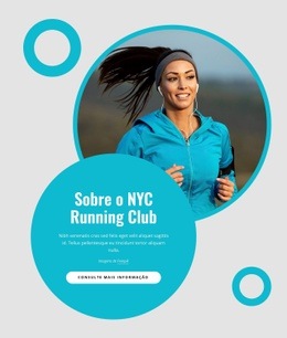 Correr Leva Sua Mente Para Um Lugar Melhor - Design De Site Fácil