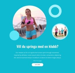 Vi Kan Förändra Världen Genom Att Springa - Enkel Design