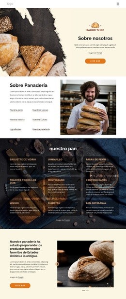 Horneamos Pan Fresco Y Artesanal.: Página De Destino HTML5