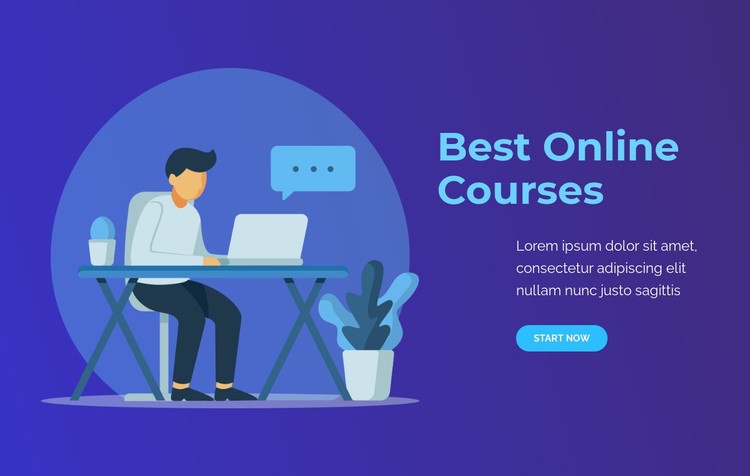 Best Online courses CSS Template