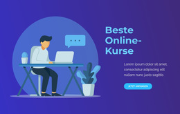 Beste Online-Kurse - Persönliche Website-Vorlagen