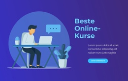 Beste Online-Kurse - Beste Zielseite