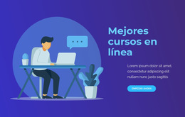 Mejores Cursos En Línea - Plantillas De Sitios Web Personales