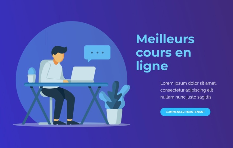 Meilleurs cours en ligne Conception de site Web