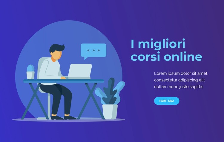 I migliori corsi online Un modello di pagina