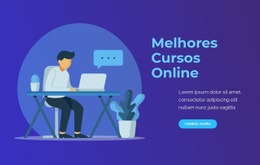 Melhores Cursos Online - HTML Website Builder