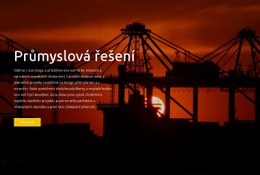 Průmyslová Řešení – Vstupní Stránka