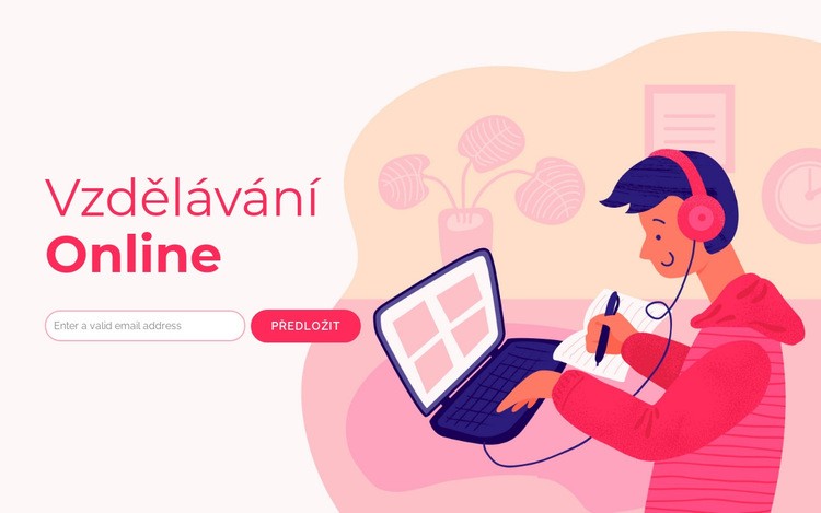 Digitální učení Téma WordPress