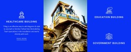 Construction Machinery Premium Template