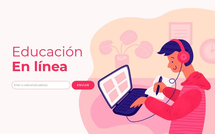 Aprendizaje digital Plantilla HTML