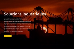 Superbe Conception De Site Web Pour Solutions Industrielles