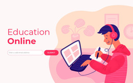 Digital Learning - Free HTML Template