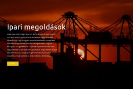 Ipari Megoldások – HTML5-Sablon