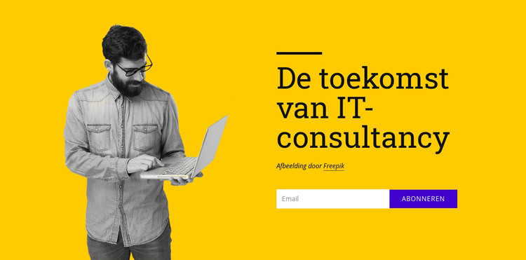 De toekomst van it-consulting HTML-sjabloon