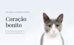 Cuidado De Animais Domésticos Modelo CSS Simples
