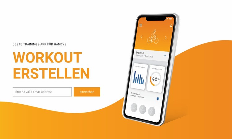 Erstellen Sie ein Training Website Builder-Vorlagen