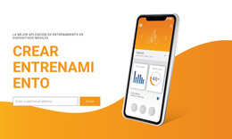 Crear Entrenamiento: Plantilla HTML5 Adaptable