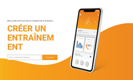 Créer Un Entraînement - Modèle HTML5 Réactif