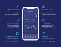 Trainings-App Zum Verfolgen - Benutzerfreundliche Joomla-Vorlage