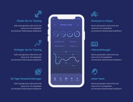 Trainings-App Zum Verfolgen - Ultimatives Website-Design