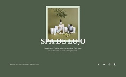 Innovación Spa De Lujo - Diseño De Sitio Web Adaptable