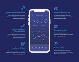 Aplicación De Entrenamiento Para Seguimiento: Página De Destino Adaptable