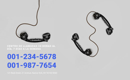 Centro De Llamadas - Plantilla Joomla De Funcionalidad