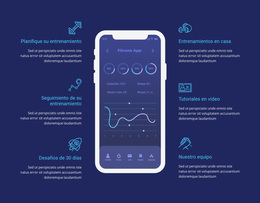 El Tema De WordPress Más Creativo Para Aplicación De Entrenamiento Para Seguimiento