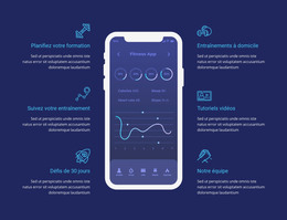 Application D'Entraînement Pour Le Suivi - Modèle HTML Gratuit