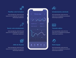 Application D'Entraînement Pour Le Suivi : Modèle D'Une Page Facile À Utiliser