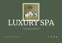 Innovation Luxury Spa - Drag & Drop Static Site Generator