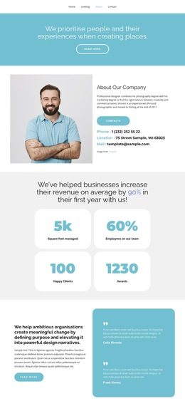 Let'S Talk In More Detail - Free Download HTML5 Template