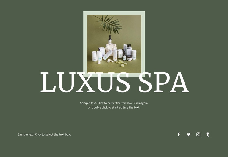 Innovatív luxusfürdő HTML Sablon