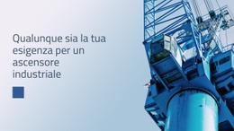 Ascensore Industriale - HTML Website Creator