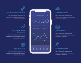 App Di Allenamento Per Il Monitoraggio - Modello Multiuso Creatività