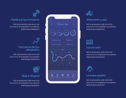 App Di Allenamento Per Il Monitoraggio Sito Reattivo