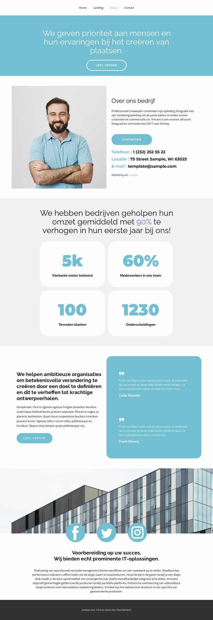 Laten we meer in detail praten Bestemmingspagina