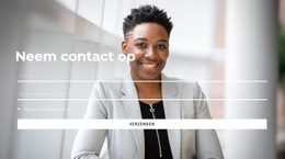 Contactformulier Op Afbeeldingsachtergrond - HTML Template Generator